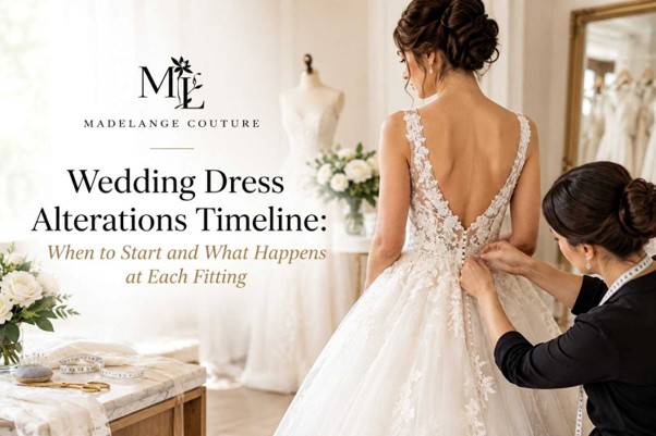 Wedding Dress Alterations Timeline: When to Start and What Happens at Each Fitting